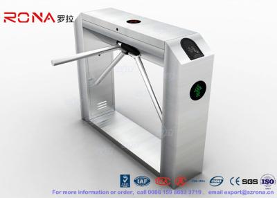 China Security Tripod Turnstile Gate LED Directional Indicator Flap Barrier Turnstile for sale