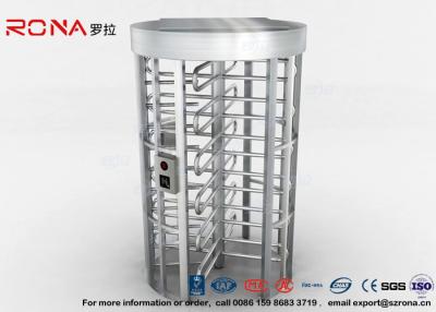 China Single Lane Full Height Turnstile Jails Stainless Steel Turnstile 30 Persons/Minute for sale