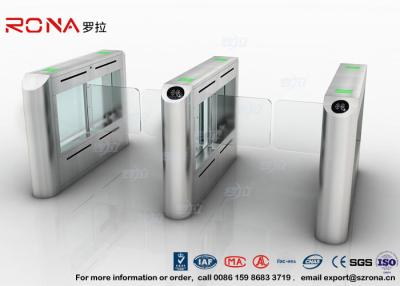 China Waterproof Stainless Swing Gate Turnstile , Acrylic Swing Arm Barriers Electric for sale