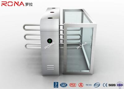 China Barreira inoxidável assegurada Turnstil à altura da cintura da solução da segurança com asas do metal à venda