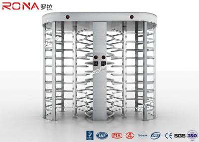 China Señal de entrada al aire libre del control de acceso RS485 de las maneras de la altura de las puertas llenas dobles del torniquete dos en venta