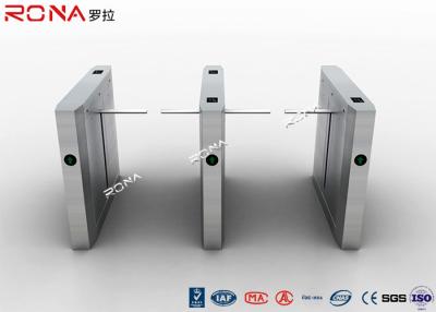 China Karten-Zugangs-Prüfer-Tropfen-Arm-Drehkreuz-Schwingen-Drehkreuz 24V DC-Bürsten-Motor zu verkaufen