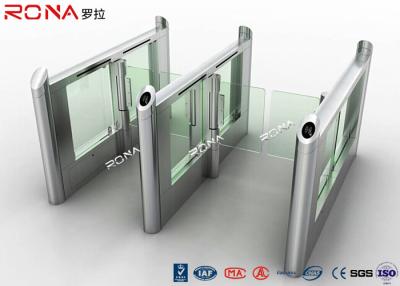 China Porta de segurança eletrônica esperta dos torniquetes RFID da altura da cintura da aleta para o controle pedestre à venda