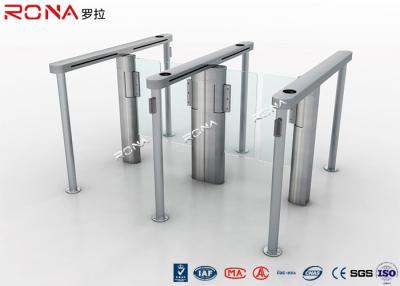 China Pedestrain Control Fingerprint Automatic Swing Gates Turnstile Flexible Extendibility for sale