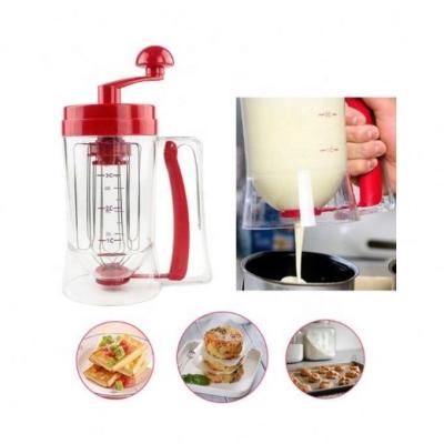 China Sustainable DIY Batter Dispenser Cup Cake Bakeware Dispenser Hand-stirred Pancake Machine for sale