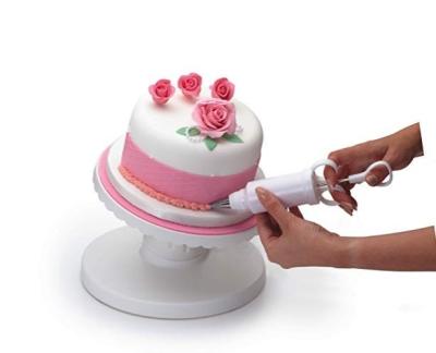 China Amazon factory price viable hot sale cake decorating plastic adjustable rotating wheel, cake rotating stand for sale