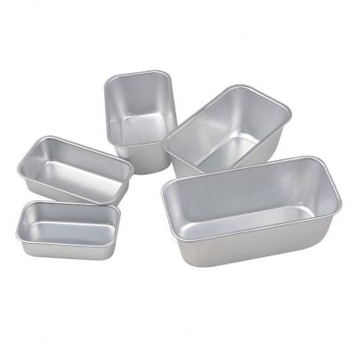 China Mini Disposable Aluminum Mess Bakery Bread Tin for sale