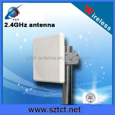 China 2.4G 2km outdoor wifi antenna panel antenna/fix antenna to improve wifi router range, with N connector TCTD2458-15M65MIMO for sale