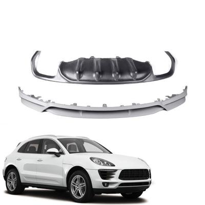 China Facelift Upgrade Bodykit For Porsche Makan 2014 Upgrade 95B.1 To Macan KDA 2017 PP Material Front Bumper Body Kit Headlight LED Light for sale