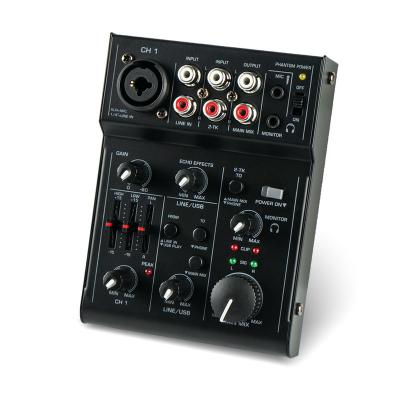 China Mini DSP Handheld Karaoke Digital Microphone Mixer With Effect USB Supply Mixer Live Recording Console for sale