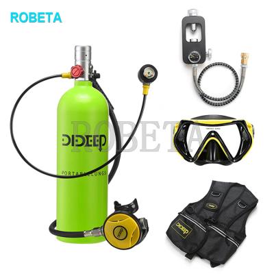 China Underwater Sports Submerge Scuba Diving Set 1L Mini Scuba Tank Scuba Diving Tank for sale