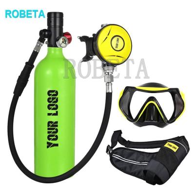 China Popular Underwater Sports Mini Scuba Diving Tank Equipment, Air Diving Regulator, 1L Mini Scuba Tank for sale