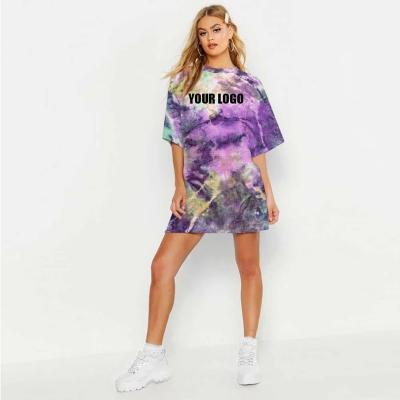 China Custom Breathable Women's Plain White Prink Multicolor Oversized T-Shirts Casual T-Shirt Shirts For Woman for sale