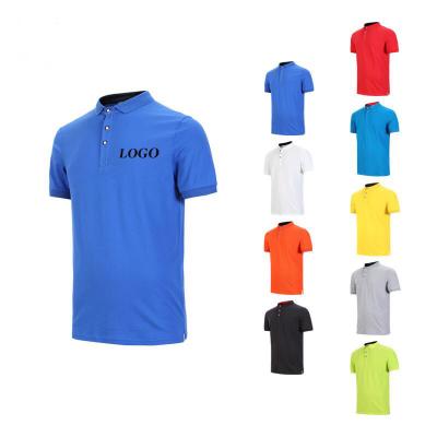 China Anti-pilling custom your size unisex T-shirt high quality plain empty men women gray polo shirts with your logo for sale