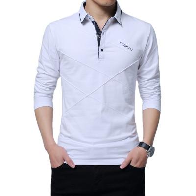 China High End QUICK DRY Single Sleeve Custom Printing Logo Embroidery T-shirt Golf Slim Fit Polo Shirts Long Sleeve for sale