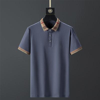 China Custom Manufacturer Pure Cotton Polo Shirt Men's New Design Man Breathable Wholesale Empty Short Sleeve Polo T-shirt Loose for sale