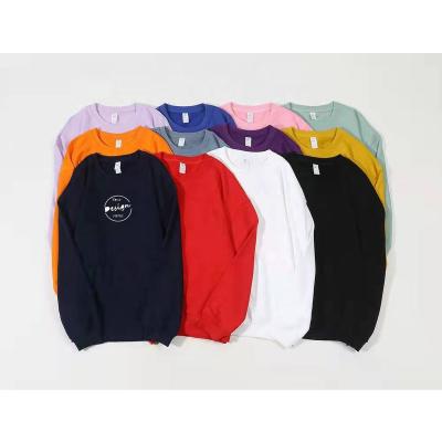 China YS12291 Crewneck Anti-pilling Unisex Sweatshirts Crewneck Sweatshirts Custom Simple Fashion Wholesale Cheap Cotton for sale