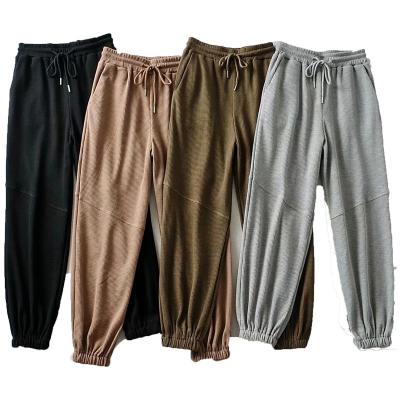 China OEM custom wholesale anti-pilling men's cargo joggers pants empty embroidery fleece joggers pants for men for sale