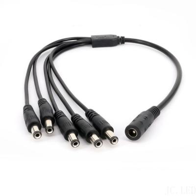 China Power Safety Wire with Connector Professional DC Male Female Home Appliance Use Adapter Extension Cable Power for 12V CCTV Cameras for sale