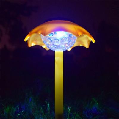 China Outdoor Garden Umbrella Shaped Solar LED Garden Light Landscape Lamp Pathway Patio Yard Lawn Decoration for sale