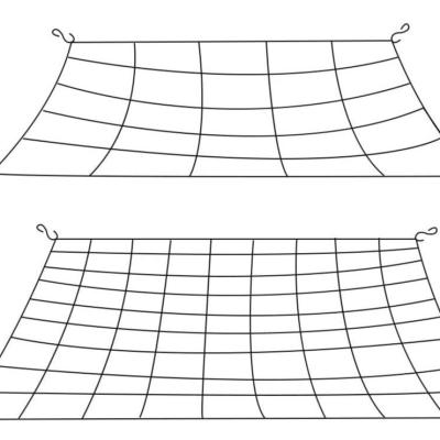 China Car Luggage Package Planter Box With Lattice Scrog Net 80x80cm For 4x4feet for sale