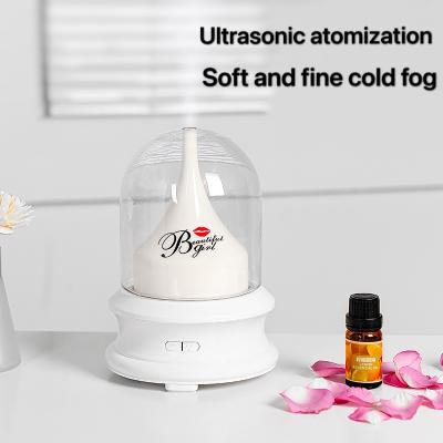 China Household Ultrasonic Air Humidifier Aromatherapy Machine Humidification With Lamp for sale