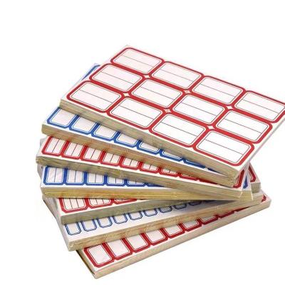 Chine Red White Waterproof Stickers or Blue Multi Specifications Functional High Quality Custom Self Adhesive Labels Cover Waterproof Stickers à vendre