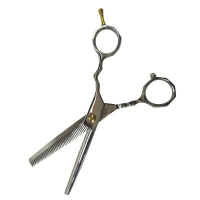 China Thinning Scissors 420 Stainless Steel Hair Scissors Thinning Teeth Backwards for sale