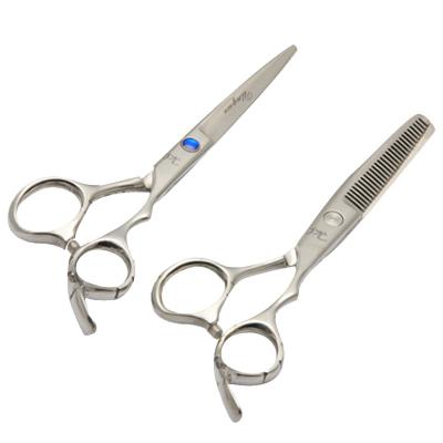 China Scissors Chip Scissors 4cr Stainless Steel Hair Cutting And Thinning Set U102 for sale