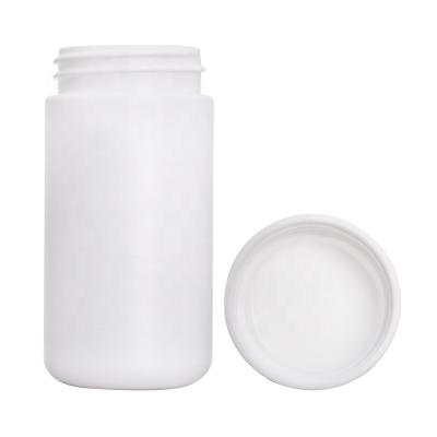 China Food Plant 80ml 90ml 110ml 120ml White Plastic Fill Lid Jar 8 Ounce Plastic Candy Jars For Common Food Packaging Flower for sale