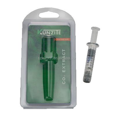 China Custom Food Lock 0.5ml BD Oil Syringe Plastic Luer Tube Oil Cartridges With Blister Pack for sale