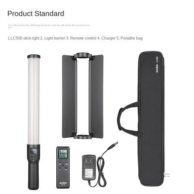 China Photographic photography Godox LED light supplement stick LC500 ice lamp handheld light supplement photography video portable light painting remote for sale