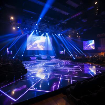 China 4K UHD 5500-8500nit LED Stage Display Rental HDMI/DVI/VGA Inputs for sale