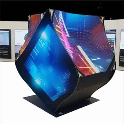 China Flexible transparente LED-Wandbildschirm 5500nit-8500nit Einzelhandel LED-Bildschirm zu verkaufen