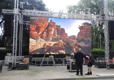 China IP65 Outdoor Smart P10 LED Display Screen Full Color 14 bit Para publicidade à venda