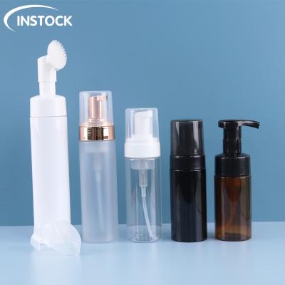 China PET Plastic Cosmetic Bottles 100ml 120ml 150ml 200ml 250ml Cosmetic Foam Pump Bottle for sale