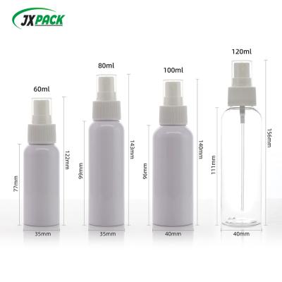 China 60ml 100ml 120ml PET Botões de pulverização de bomba de plástico Forma redonda Eco-friendly Reciclável à venda