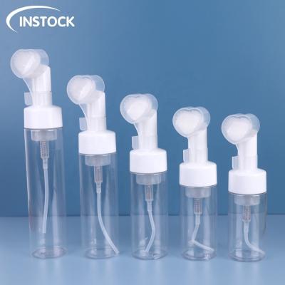 China 100 ml 120 ml 150 ml 200 ml 250 ml PET Mousse Bottle Pump com bomba em forma de coração à venda