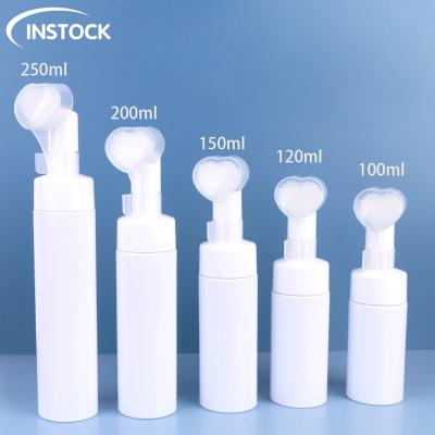 China Hand Soap Dispenser Bottle 100ml - 250ml Plastic PET Face Cleanser Bottle for sale