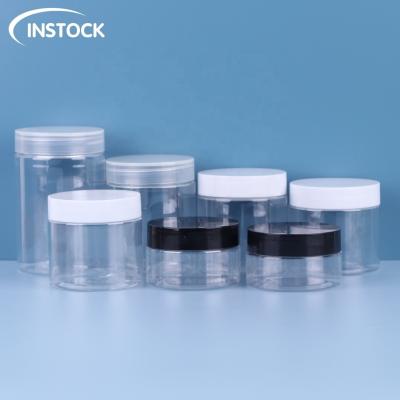 China Recycleerbare PET Plastic Jar 50ml 60ml 100ml 120ml 150ml 200ml 250ml Te koop