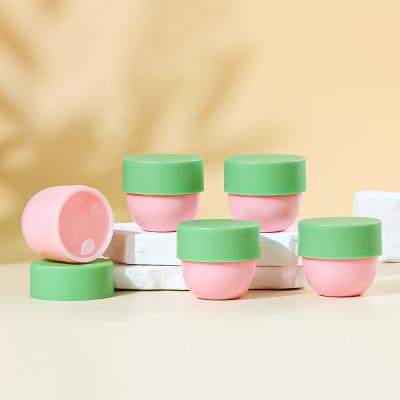 Cina Nuovo arrivo 5g 10g 30g 50g PP Cream Jar Riempiabile Plastic Jar Rosa Bianco Cosmetici Imballaggio Contenitore di plastica Per la cura della pelle in vendita