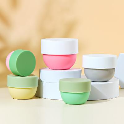 China JXPACK 75g100g 150g 200g 300g Cream PP Frosted 100ml plastic cream jar 50ml Cosmetic Lotion cosmetic jars with lids for sale