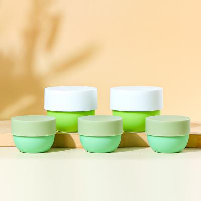 China Custom Color Skin Care Plastic PP Cream Jars 100ml 100g For Body Butter Cream Jar With Lid for sale