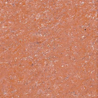 China Interior Red Color Brick Flooring Porcelain Tiles Crystal Polished Double Loading Tile for sale