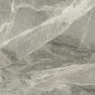 China Rustic Tiles Gray Marble Look Full Polished Glazed Porcelain Tiles 600X600 for sale