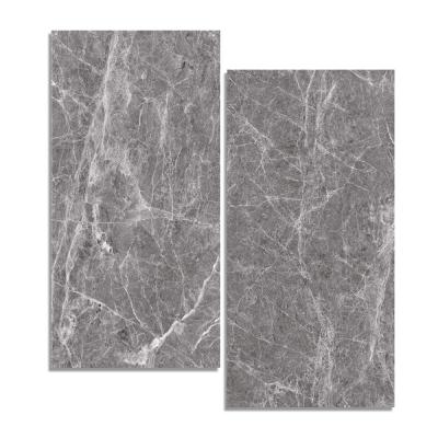 China Modern Bathroom Polished Marble Look Porcelain Floor Tiles for sale