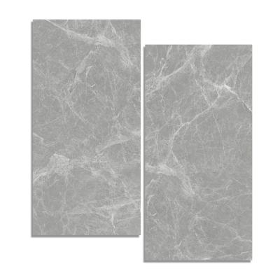 China Full body polished porcelain print marble shinny modern wall and floor tiles 600x1200mm for sale