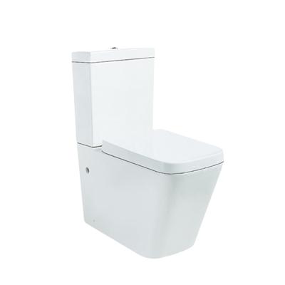 China Economical Cheap Sanitary Ware Two-piece Washdown Toilet Two-Piece Ceramic Toilet Bowl Double-Flow P-Trap Toilet for sale