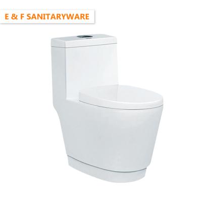 China India Cheap Price One Piece Toilet Bowl Sanitary Ware Toilet Bowl Ceramic White Super-Swirl White Super-Swirl One-Piece Strap for sale