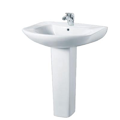 China Water Saving/Eiffel Luxury Hotel Bathroom Sink Floor Standing Sink Easy Cleaning Price In Low Bathroom Hand Sink Ceramic Pedestal Prices 'India for sale